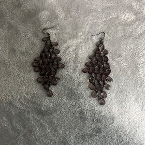 Lavender dangling earrings